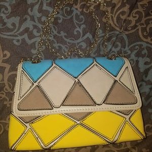 Crossbody Bag with Gold Chain Strap